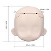 Blank Doll Head for 1/12 Ball Jointed Doll DIY Makeup