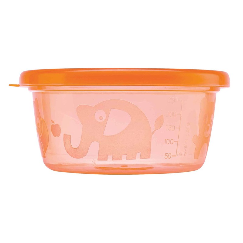 Nûby snack pots, 300 ml, 3 m + (Pack of