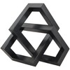 Deco 79 Metal Geometric Decorative Sculpture Abstract Shaped Home Decor