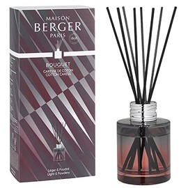 Reed Diffuser - Dare - Scented Bouquet with Reed Sticks - Prefilled with Lampe Berger Fragrance - 3.9 Fluid Ounces - 115 Milliliters (Rose Gray Cotton Caress)
