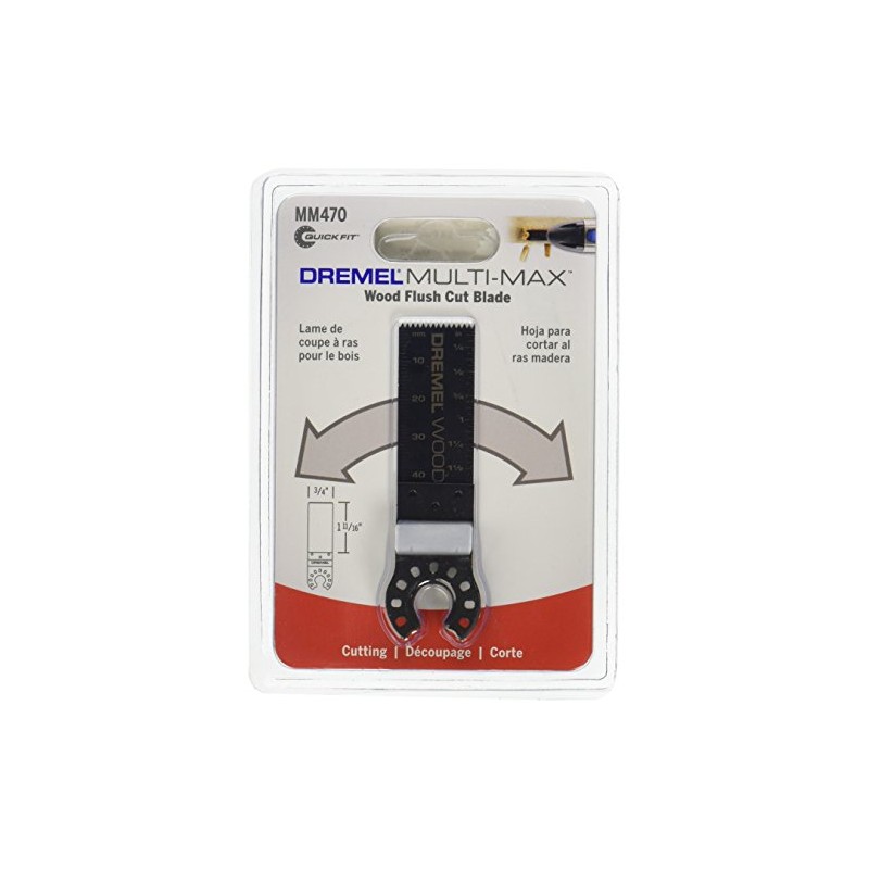 Dremel MM470 Multi-Max Longer Flush Cutter Oscillating Tool Accessory -