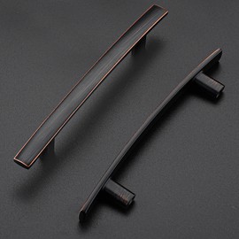 Ravinte 25 Pack 4 Inch Oil-Rubbed Bronze Curved Cabinet Handles Drawer Pulls for Kitchen Cupboard Arch Pulls for Dresser Drawer Cabinet Hardware