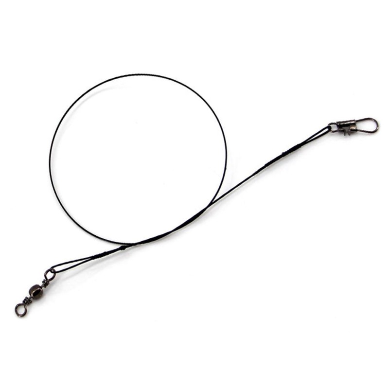 Sosoport 3sets Sturdy Stainless Steel Fishing Line for Lure Leader