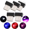 USB Atmosphere Light, Mini USB Light, 5 Pcs Car USB