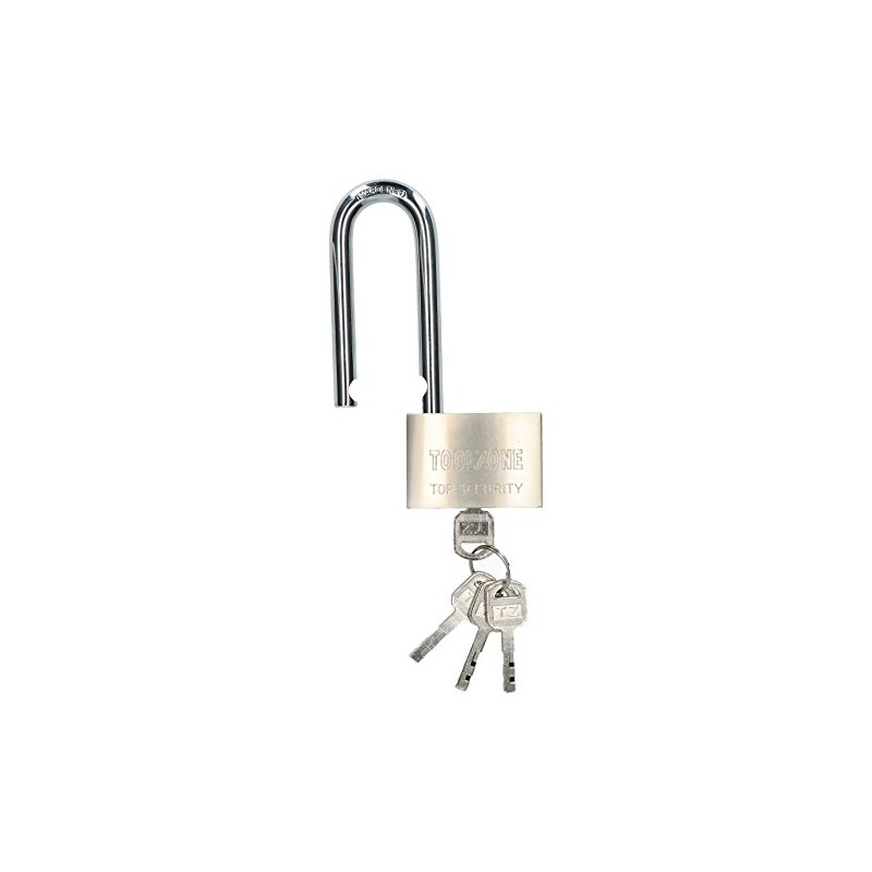 60mm Heavy Duty Long Shackle Padlock with 4 Security Keys