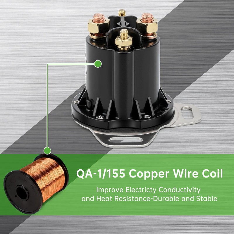 10L0L Golf Cart 48V Solenoid for EZGO RXV, 4 Terminal
