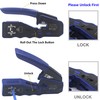 VCE Pass Through RJ45 Crimp Tool Kit, 3-in-1 Ethernet Crimper