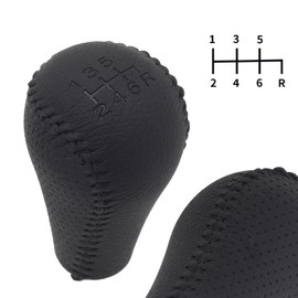 Cakievro 6 Speed Leather Gear Shift Knob for Ni-ssan for Navara D40 for Frontier 05-15 Gear Level Knob Shift Lever Auto Accessories