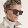 CARFIA Square Polarised Sunglasses for Men UV Protection Eyewear Hand-crafted