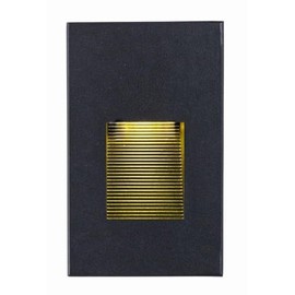 Maxim 58002BK Path Outdoor Pathway LED Step Landscape Light, 1-Light 4 Watt, 5"H x 3"W, Black