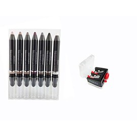 All Seven Eyeshadlow/Eyeliners shades plus Free Trio Sharpener Colour Eye Shadow and eye liner sticks