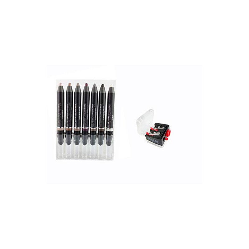 All Seven Eyeshadlow/Eyeliners shades plus Free Trio Sharpener Colour Eye
