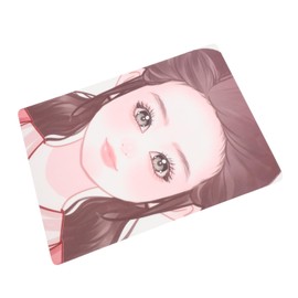 KONTONTY 1 Sheet Reusable Face Painting Practice Board Makeup Supplies Durable Pet Material for Artists and Beginners Washable Face Makeup Template for Skill Enhancement