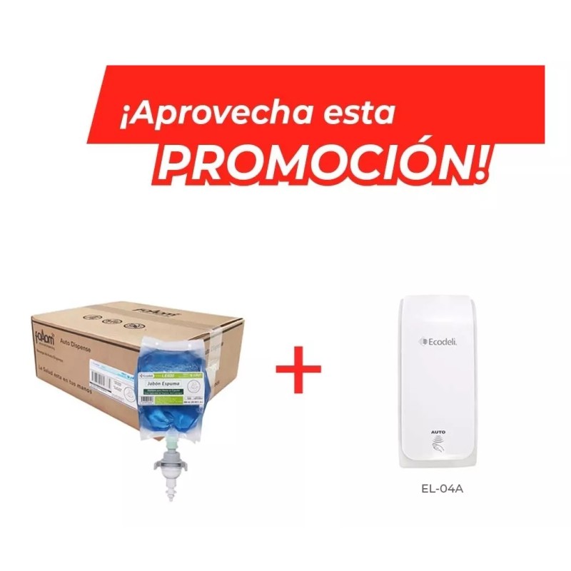 FoAom Caja De 6pz Jabón Para Manos En Espuma +