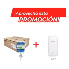 FoAom Caja De 6pz Jabón Para Manos En Espuma + Jabonera Automática