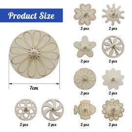 Pack of 20 wooden spinning tops for children, wooden spinning tops for children, wooden spinning tops for painting and crafts, for party bags, children's birthday party favours