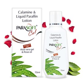 Parasoft Cal Body Moisturizing Lotion With Calamine, Aloevera And Rose Oil | Soothing Restoring Moisturizer | Relief Irritating Rashes Burns | Non-sticky Formulation For All Type Skin - 70 ml