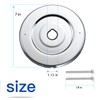 Chrome Escutcheon Plate Replacement for Moen 16090 Chateau Collection, Shower
