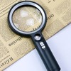 Magnifying Glass 5X 13X 20X Handheld Magnifier UV Light with