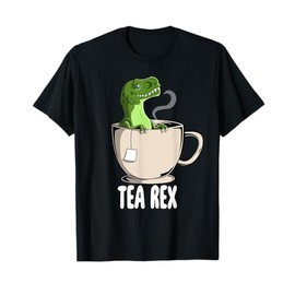 Tea Rex Shirt T-Rex Dinosaur Joke Pun Humor Funny Dino T-Shirt
