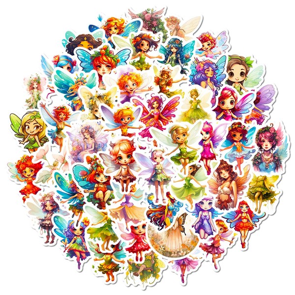 100 x Fairy Stickers, Fairy Elf Stickers, Fairy Princess Stickers,