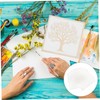 TEHAUX 12 Sheets Tree of Life Template DIY Wall Painting