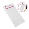 TEHAUX 1set Budget Planner Refills Thick Punched Expense Tracker Sheets