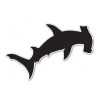 AK Wall Art Hammerhead Shark Car Vinyl Sticker - SELECT SIZE - (B) Regular: 5"