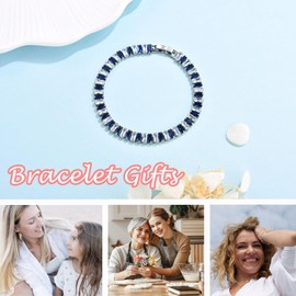 PDTU Gifts for Grandma Auntie Daughter Granddaughter Niece Sister Best Friend Cubic Zirconia Bracelet Presents for Women Girls│Sparkling Bracelets Birthday Anniversary Christmas Gifts