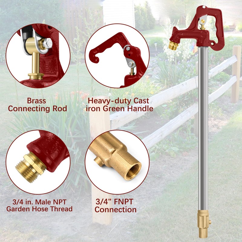 Frost Proof Yard Hydrant Frost Free Outdoor Faucet Freeze Proof