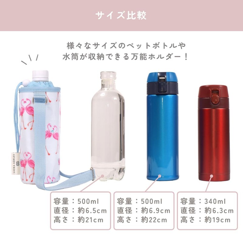LAURA ASHLEY Lisette N3771900 Plastic Bottle Holder, Girls, Holder, Case,