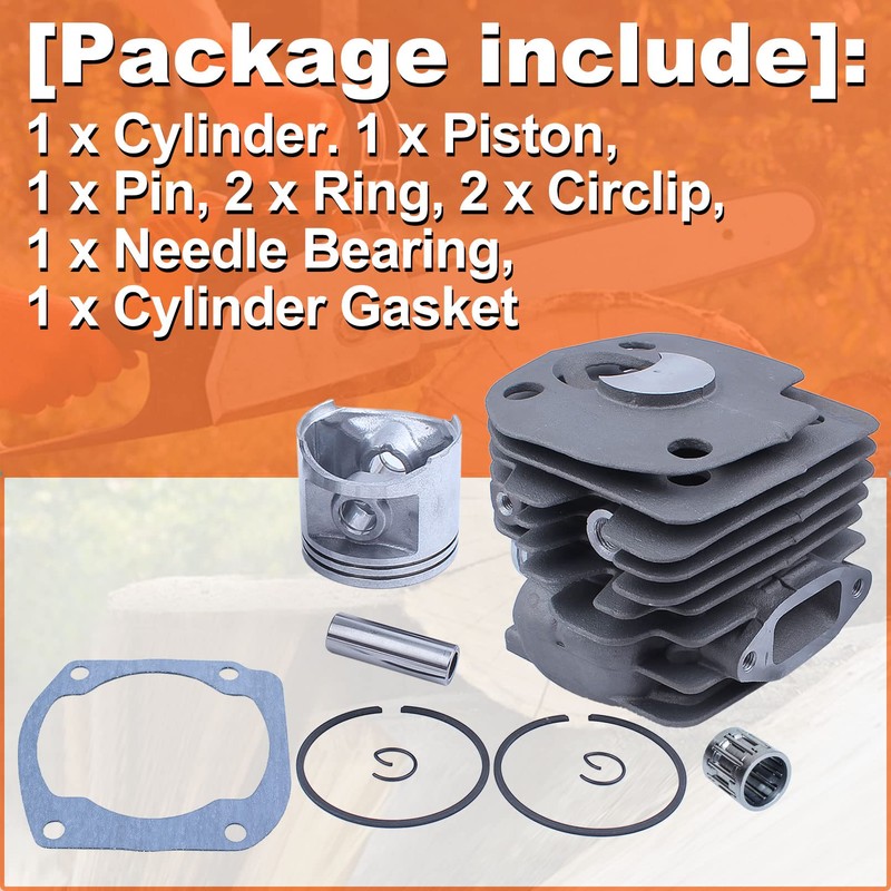 Mtanlo 50mm Nikasil Cylinder Piston Kit For HUSQVARNA 372 372XP