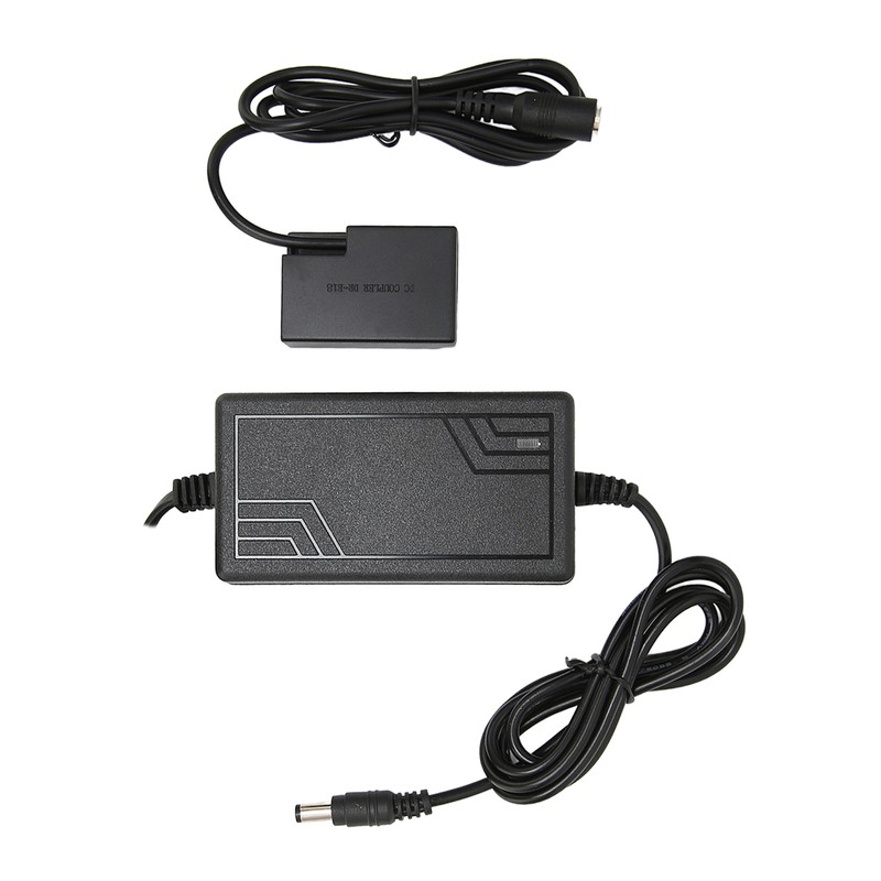 DRE18 DC Coupler Dummy Battery with Power Adapter for EOS