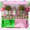 Oudain 4 pcs Pink and Green Party Decoration Witch Party