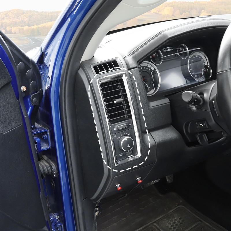 RT-TCZ for RAM Dash Air AC Vents Trim Cover Frame