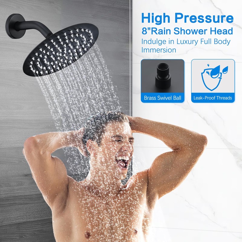 Replacement for Moen Shower Faucet Trim Kit, 8" High Pressure