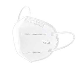 Unbranded Black OR White KN95 Protective 5 Layer Face Mask Disposable Respirator BFE 95% - White KN95, 10Pcs