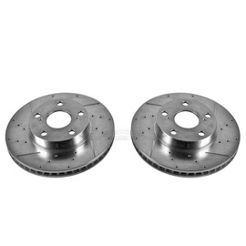 Power Stop JBR1120XPR Front Evolution Drilled & Slotted Rotor Pair