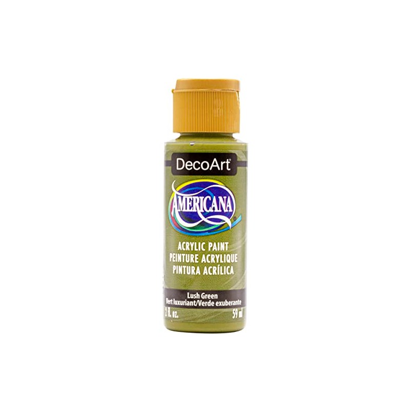 DecoArt Americana Acrylic Color, 2 oz. Bottle, Lush Green