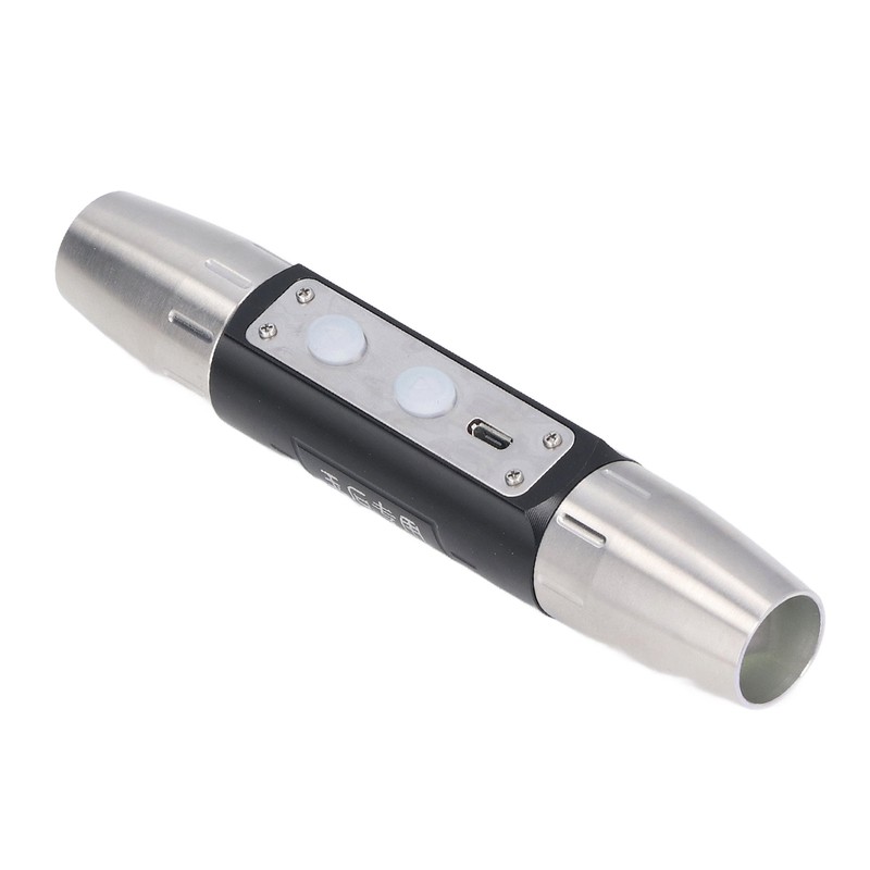 Identification Flashlight Super Bright USB Rechargeable Quad LEDs Portable Jade
