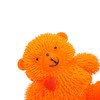 HOVUK 1x Orange LED Light Up Teddy Bear, 9cm Shake