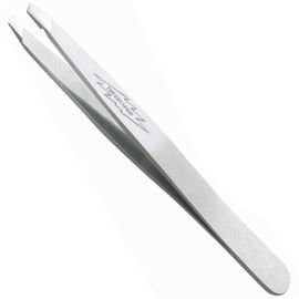 TWEEZERMAN Slant Tweezer Classic Stainless Steel, 0.8 Ounce