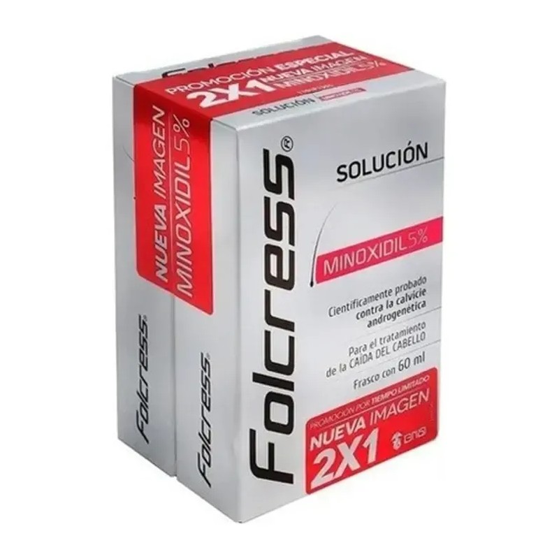 Folcress Solución 5 G, 1 Frasco 60 Ml