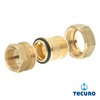 Screw connection IG/AG 0.6 cm to 3.2 cm conical sealing,