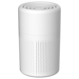Mini Air Purifier for Home, Bedroom, Office, Desk, Pets, Smoke, with HEPA Filter and Air Freshener (White)