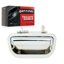 S Sentinel Parts Tailgate Handle Rear Chrome Compatible with 2006-2014 Honda Ridgeline Replaces # 74810SJCA01ZJPFM