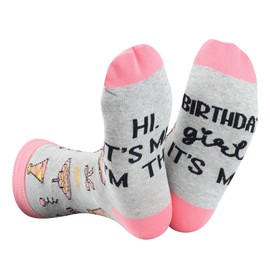 Birthday Squad Gift Birthday Party Gift Happy Birthday To Me Gift It’s Me I’m The Birthday Girl Socks Birthday Gift For Her (Birthday Girl It’s Me CA)