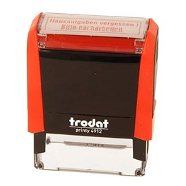 trodat Gravurxpress Forget Homework Stamp