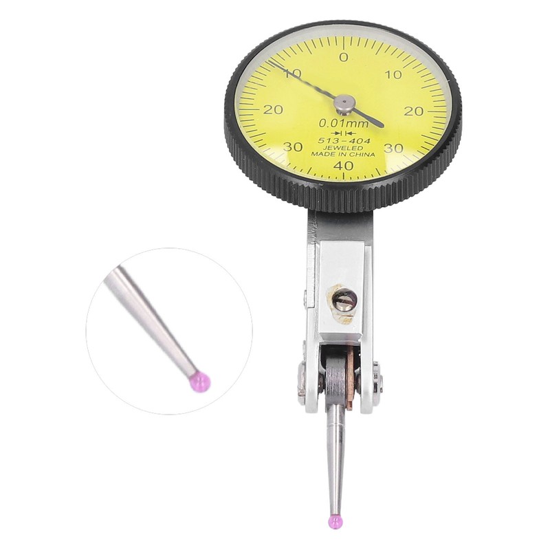 32mm Dial Indicator High Sensitivity Leverage Measuring Gauge with Ruby