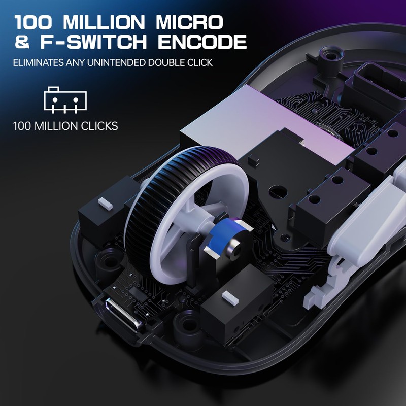 MAMBASNAKE Attack Shark X3MAX 49g Superlight Mouse, PixArt PAW3950 Sensor,